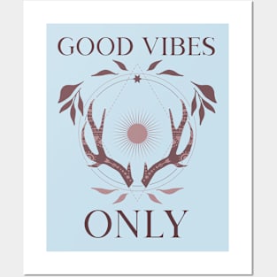 Good Vibes Only Esoteric Spiritual Posters and Art